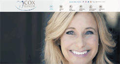 Desktop Screenshot of coxdentalcare.com